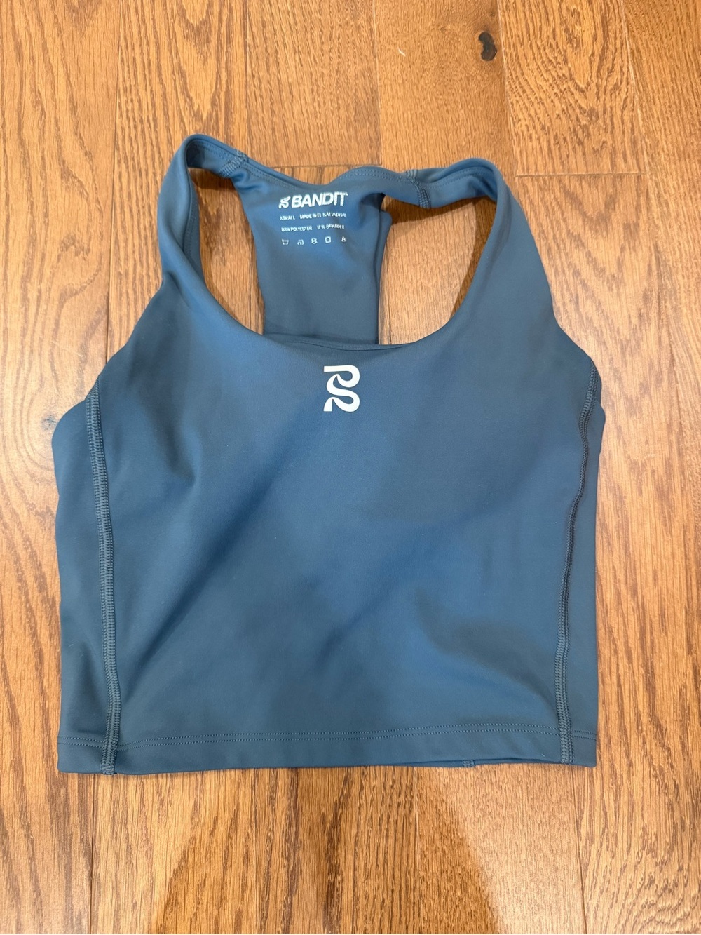 Bandit Women's Racerback Crop Tank — Slate Blue